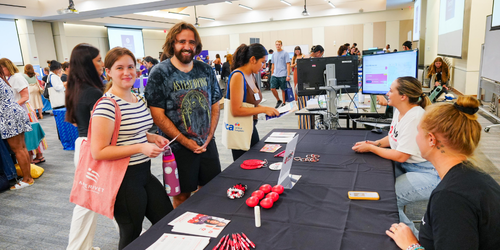 Students at SVM Career Fair 2025