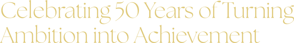 50th Anniversary Text