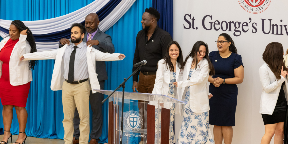 April Term 1 students at the School of Medicine White Coat Ceremony 2026 News