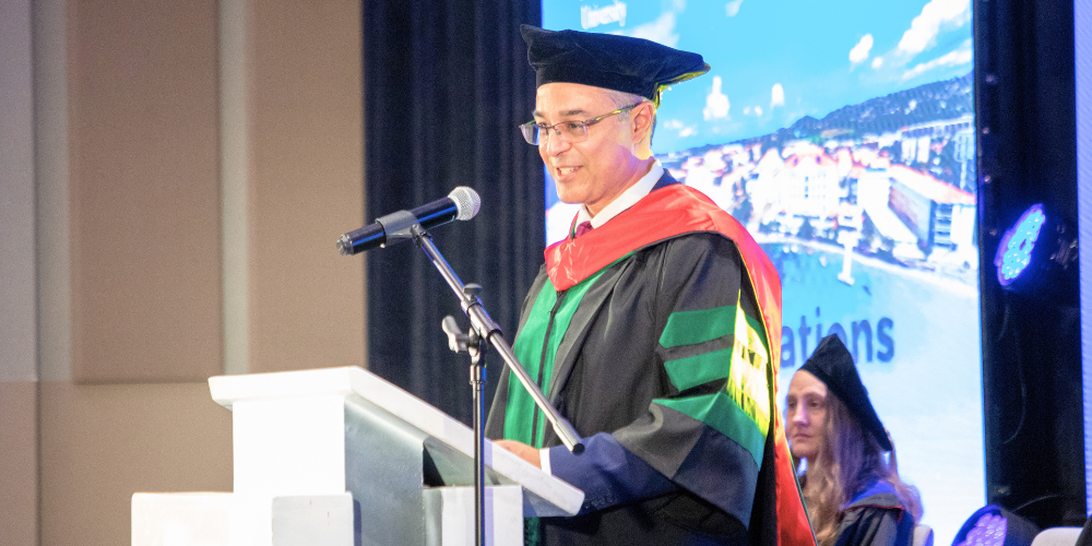 Dr. Marios Loukas at Botswana Commencement Ceremony