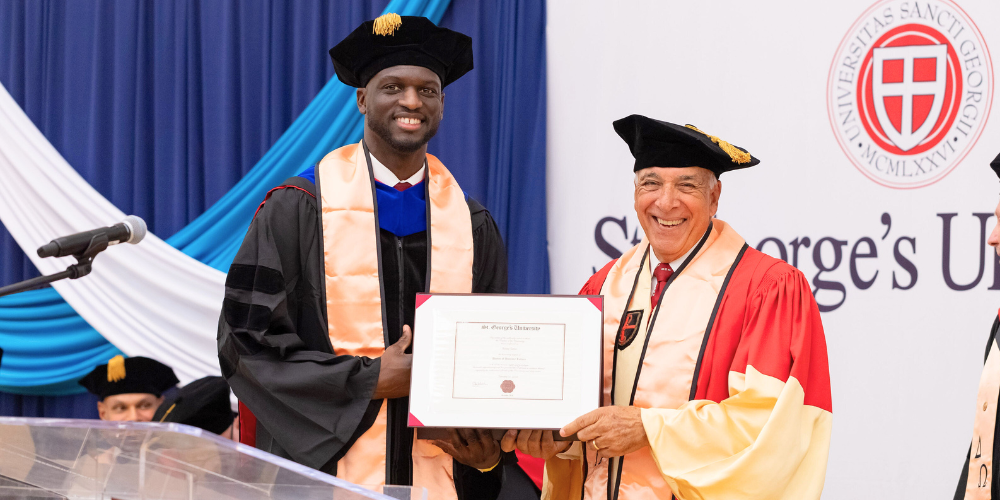 Dr. Sir Kirani James, Commencement Speaker at the January 2026 SAS/SGS Commencement Ceremony