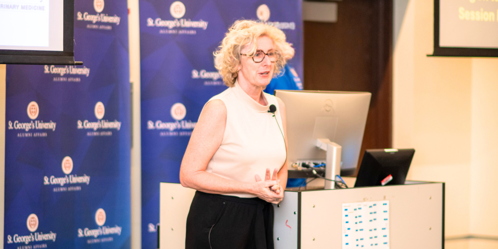 Dr. Tara Paterson presenting at the SOMAA Art of Medicine CME conference 2026