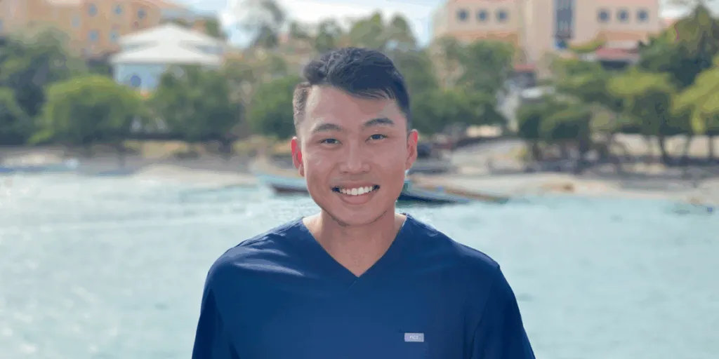 After his career pivot to medicine, Jimmy Choy begins his training