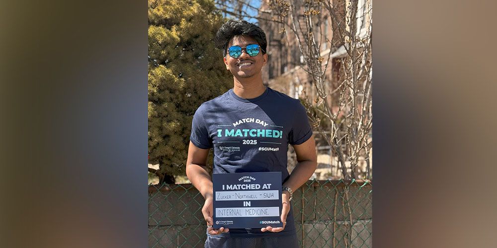 Lenny Visvaas, MD '25, Match photo
