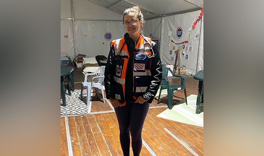 Mariya Vengrenyuk, MD '16, volunteered during Ukraine-Russian war.