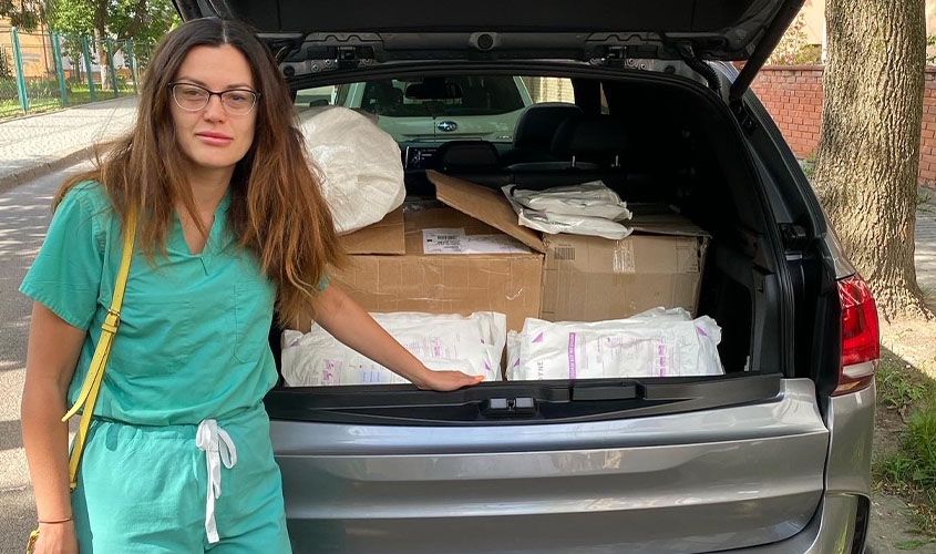 Mariya Vengrenyuk, a 2016 graduate of SGU School of Medicine