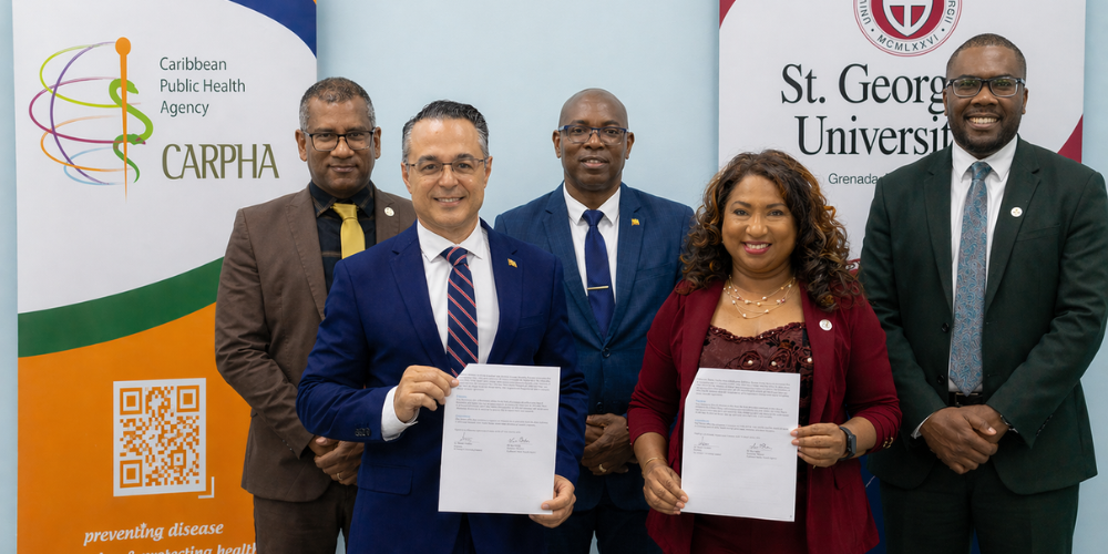 SGU and CARPHA Sign MOU to Expand Public Health Research and Training in the Caribbean