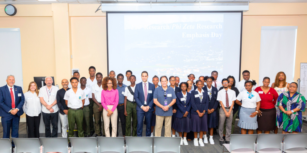 Secondary school students attending the 22nd Annual Research Day and Phi Zeta Research Emphasis Day 2026