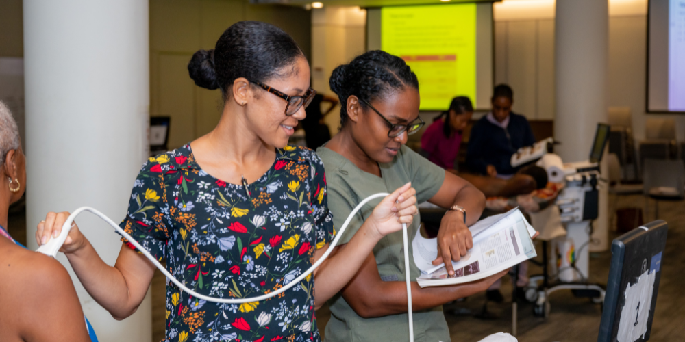 Grenadian physicians at SGU Ultrasound Workshop