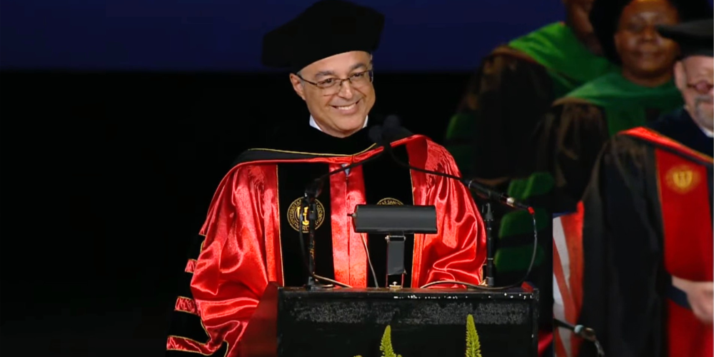 Dr. Marios Loukas at SOM Commencement in NYC 2026