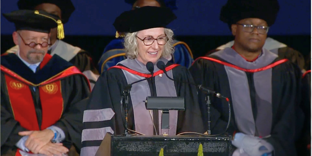 Dr. Tara Paterson at SVM Commencement in NYC 2026