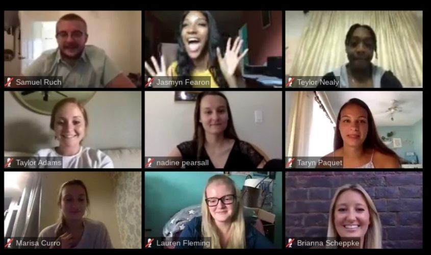 St. George's University School of Veterinary Medicine (SVM) virtual awards ceremony screenshot with award winners and faculty News