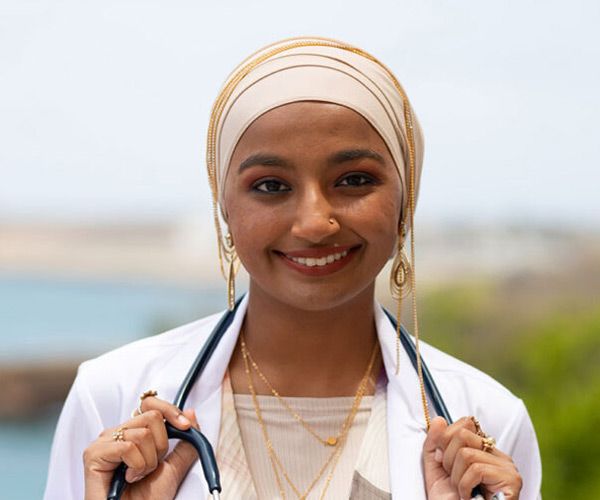 Smiling SGU graduate