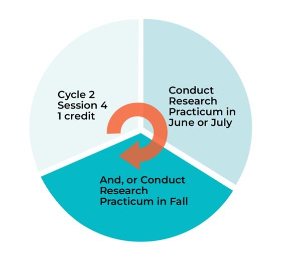 Research practicum timeline and credits