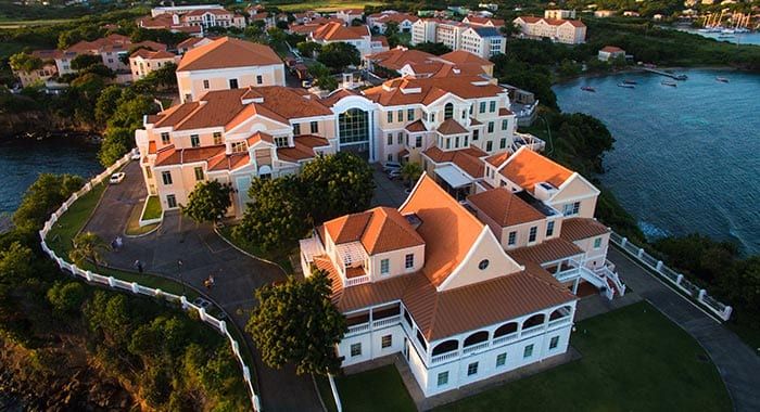 SGU campus from overhead