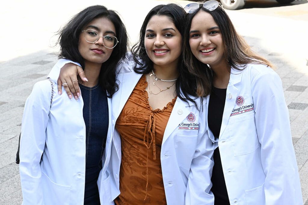 Students at Northumbria University White Coat Ceremony