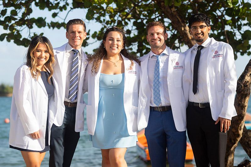 Student Group Shot at White Coat Ceremony