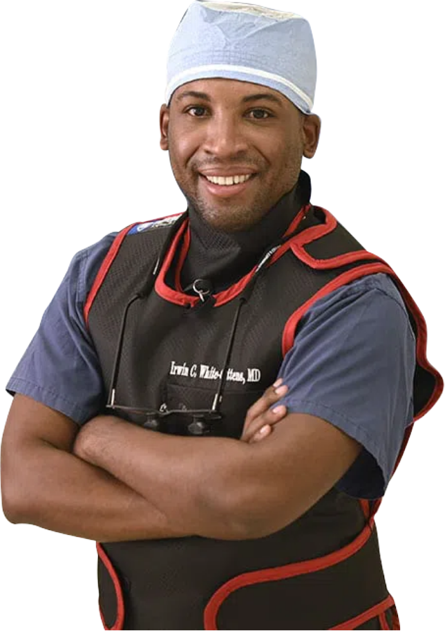 SGU graduate with folded arms