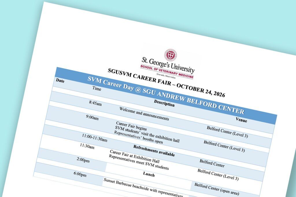 SVM Career Fair Schedule